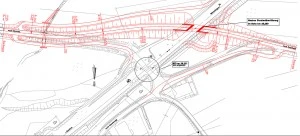 Planung für eine Bahnübergangs-Ersatzmaßnahme, DB-Strecke Buchloe-Memmingen